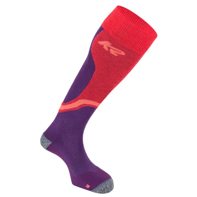 K2 All Terrain Skistrømper til damer  -  Violet/Coral/Neon