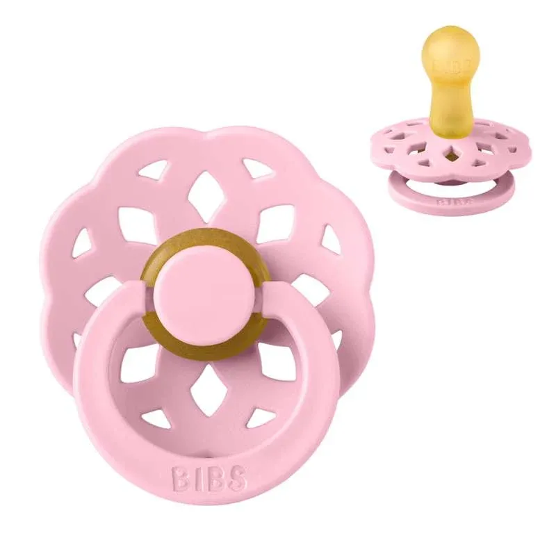 BIBS Rund Boheme Sut - Str. 2 - Naturgummi - Baby Pink