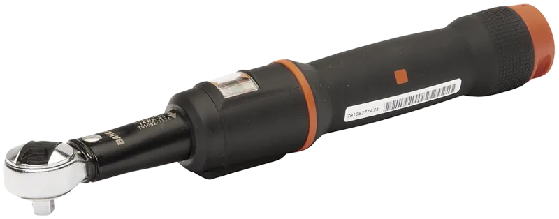 Momentnøgle klik fast skraldehoved 1/4", 3-15 Nm