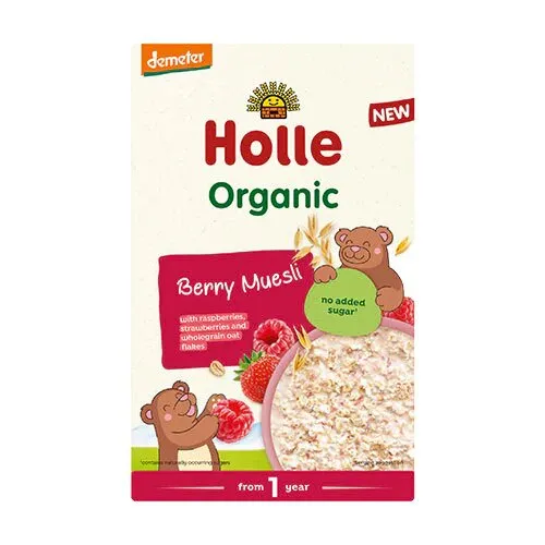 Berry Müsli, fuldkornsbærmüsli Holle Ø Demeter