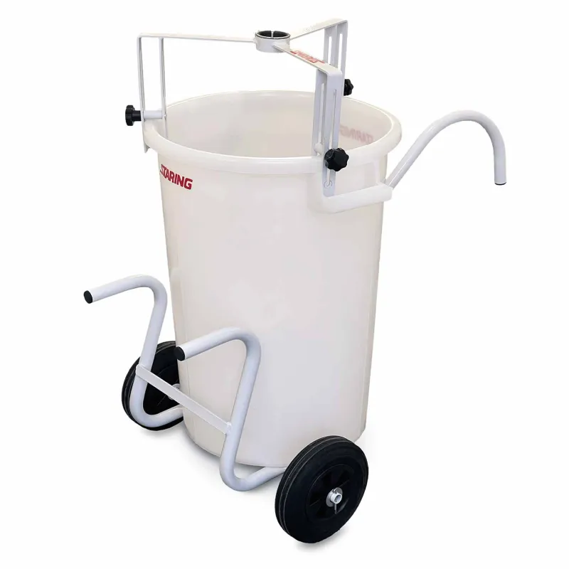 Staring blandevogn m/bøjle og plastspand 75ltr