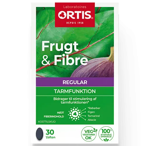 Ortis Frugt & Fibre tabletter (30 tab)