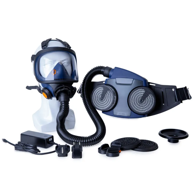 Asbeststartpakke motorenhed SR 700  og helmaske SR 200 i opbevaringskasse