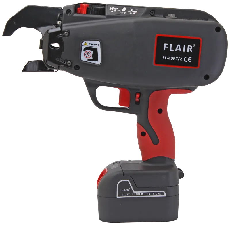 Flair bindemaskine FL-40RT/2 m/2×14,4V/4,0Ah batterier