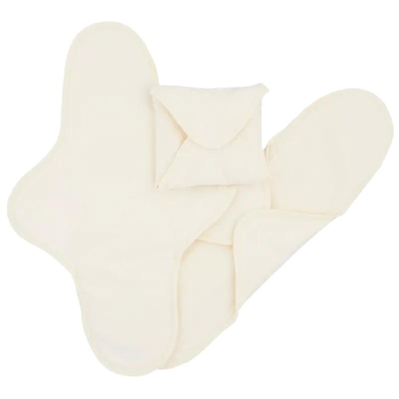 ImseVimse Sanitary Pads Classic - Night, Natural (3 pak)