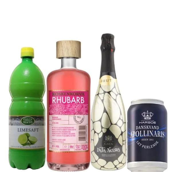 Koskenkorva Rabarber Spritz Drinkspakke