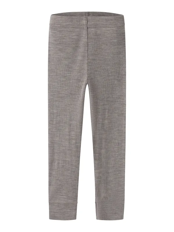 Name It Wax - Wool Rib Legging - Satellite - 92 cm