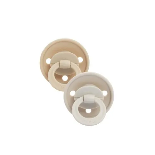 Elodie, Sut 3+ Mdr., White Khaki, Rund - Silikone