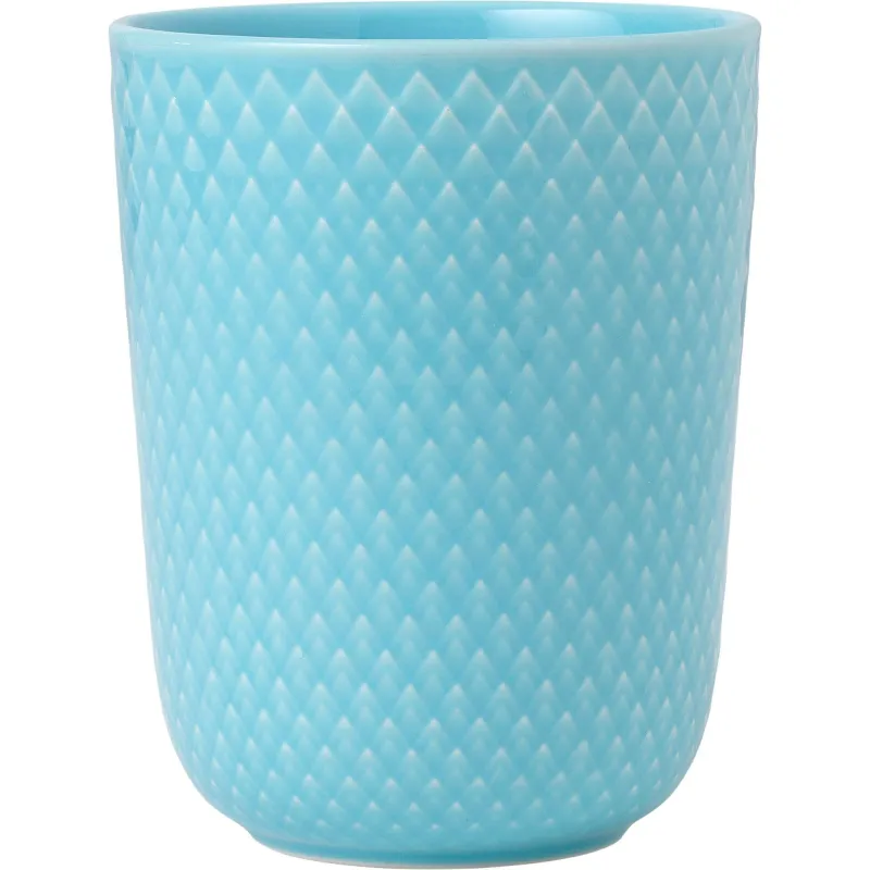 Lyngby porcelæn Rhombe Krus 33 cl Turkis