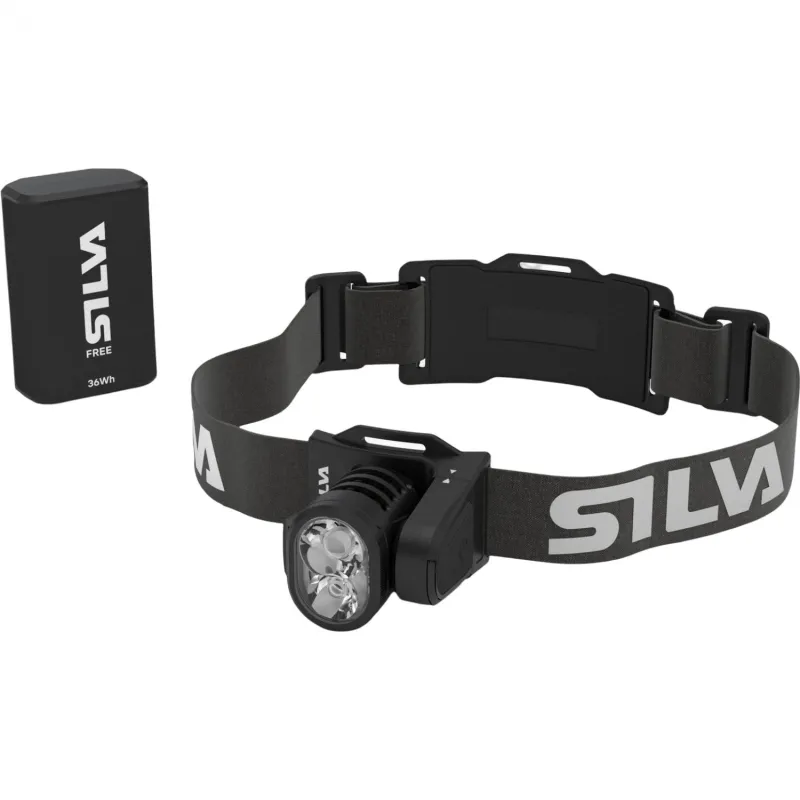 Silva Free 3000 M, pandelampe, sort