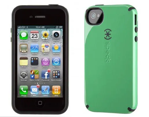 iPhone 4 & 4S SPECK® CandyShell cover. Grøn/Sort.