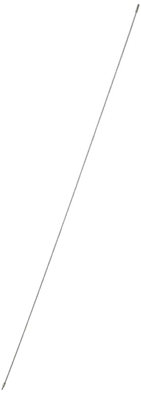 Fleksibelt forlængerskaft t/53515, ø5×785 mm