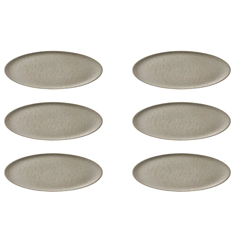 Aida RAW desserttallerken, beige, 6 stk.