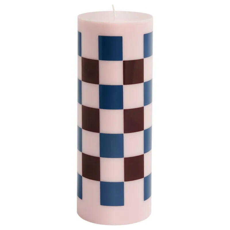 Hay Column lys large, light pink/bordeaux
