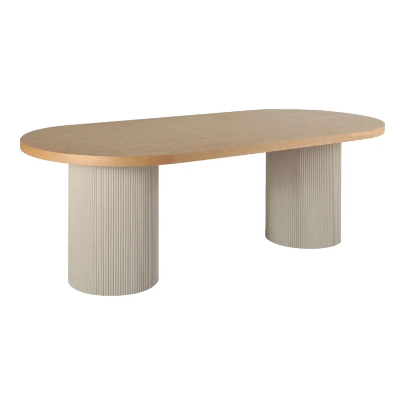 House Nordic - Solva Spisebord, natur/sand, 100×220×75cm
