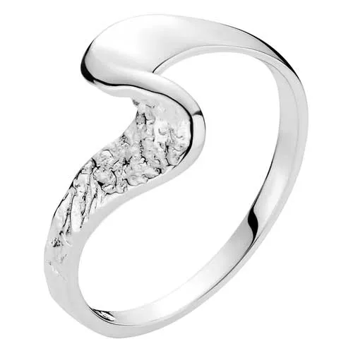 Rustik Ring i Sølv