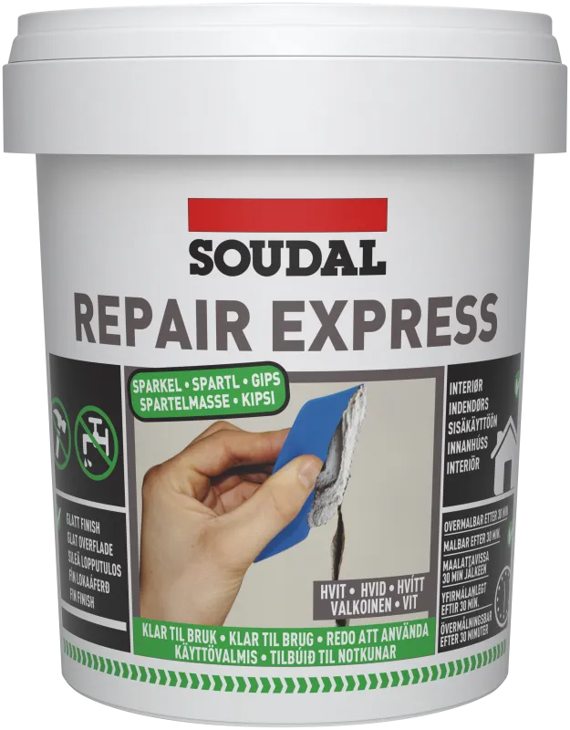 Repair Express Plaster letvægtsfiller 900ml hvid