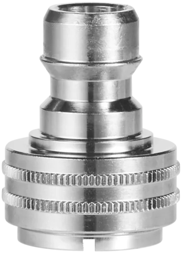 Vandhanenippel, med 1/2", 3/4" og M22 indvendigt gevind, 1/2"(Q)