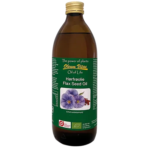 Livets Olie - Oil of Life Ren Hørfrøolie Ø (500 ml)