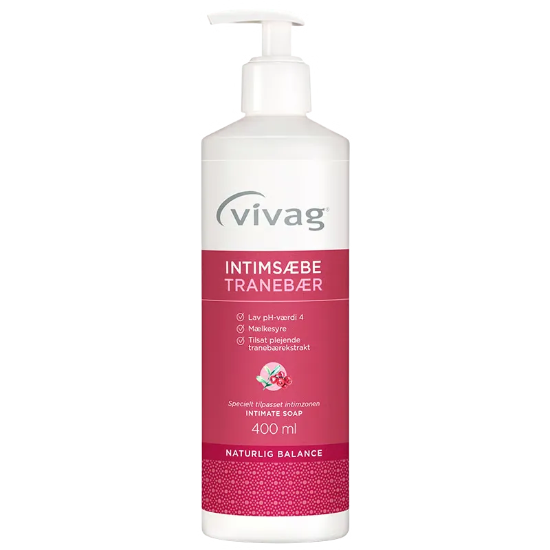 Vivag Intimsæbe Tranebær (400 ml)