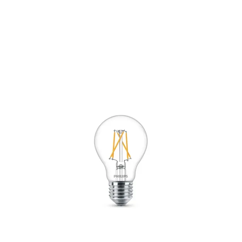 Philips LED Classic SceneSwitch Filament Standardpære A60 E27 Klar 60/30/16W Varm Hvid 1-pak