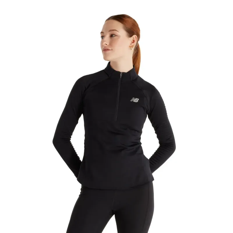 New Balance Athletics Heat Grid Half-Zip Midlayer Dame