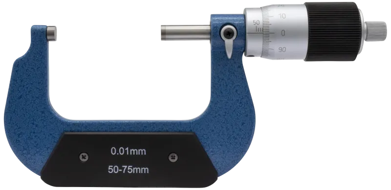 Mikrometerskrue DIN863 50-75×0,01mm m/stor tromle