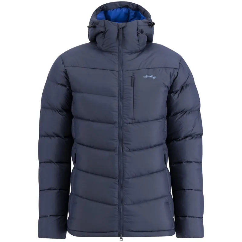 Lundhags Fulu Down Hooded Jacket M, dunjakke, herre, blå