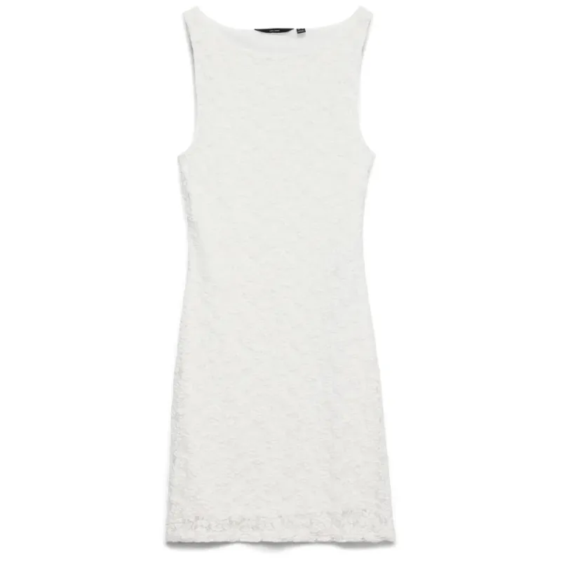 VERO MODA dame kjole VMDOLLY - Snow white