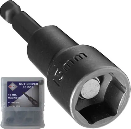 BATO 1/4" Boltbits magnet 7,0 mm. 10 stk. pk.