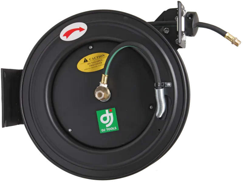 DJ TOOLS slangeopruller luft, flex 15 mtr 3/8"