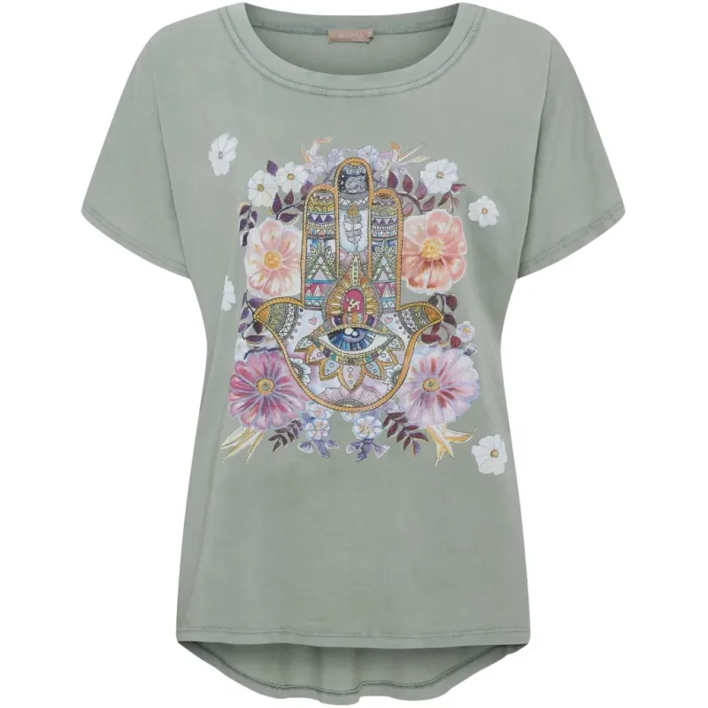 Marta du Chateau dame T-Shirt MdcJessia 26126 - Military