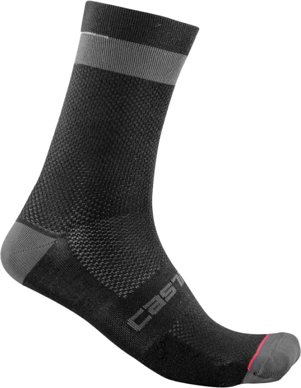 Castelli ALPHA 18 SOCK - Sort