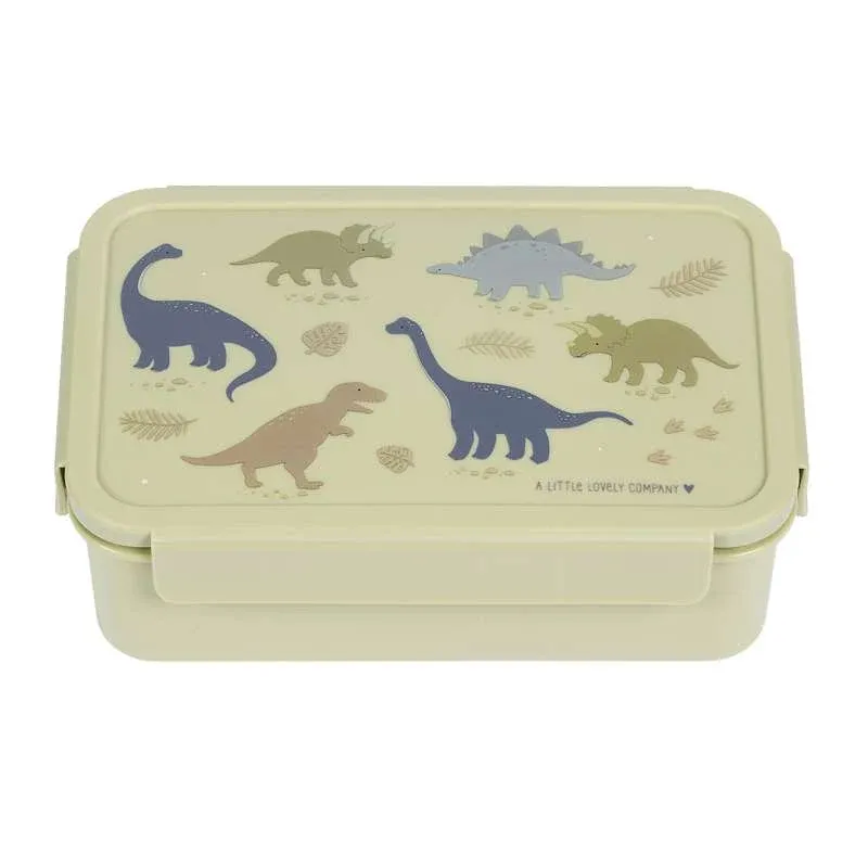 A Little Lovely Company Ruminddelt Bento Madkasse - Dinosaurs