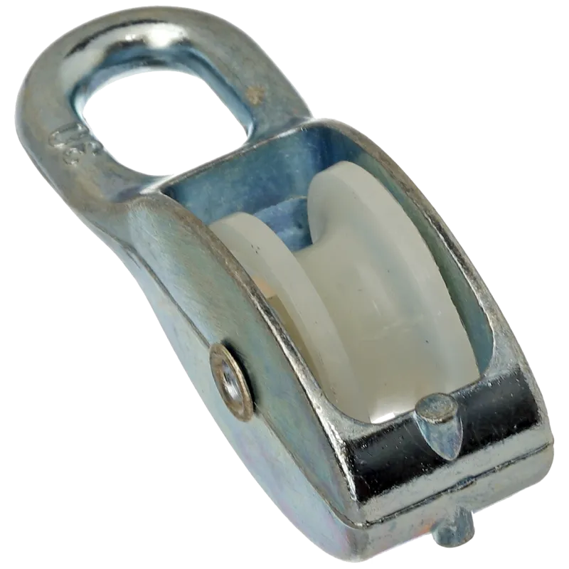 Taljeblok galvaniseret m/1 hjul 7×25mm