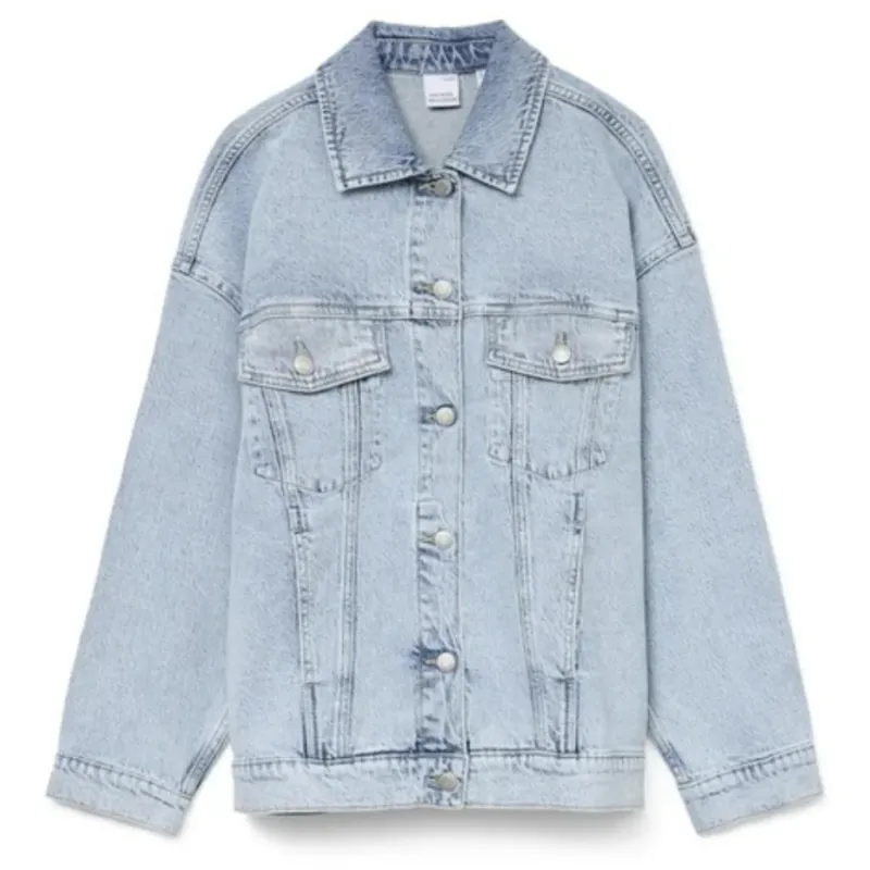 VERO MODA dame jakke VMTESSA - Light Blue Denim Detail RA339