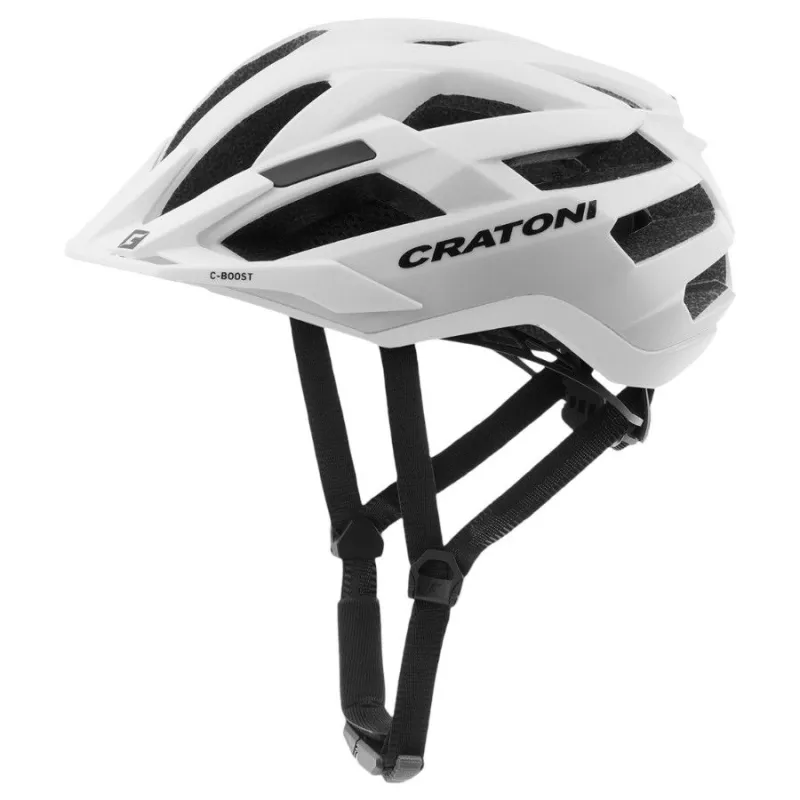 Cratoni C-Boost, cykelhjelm, mat hvid