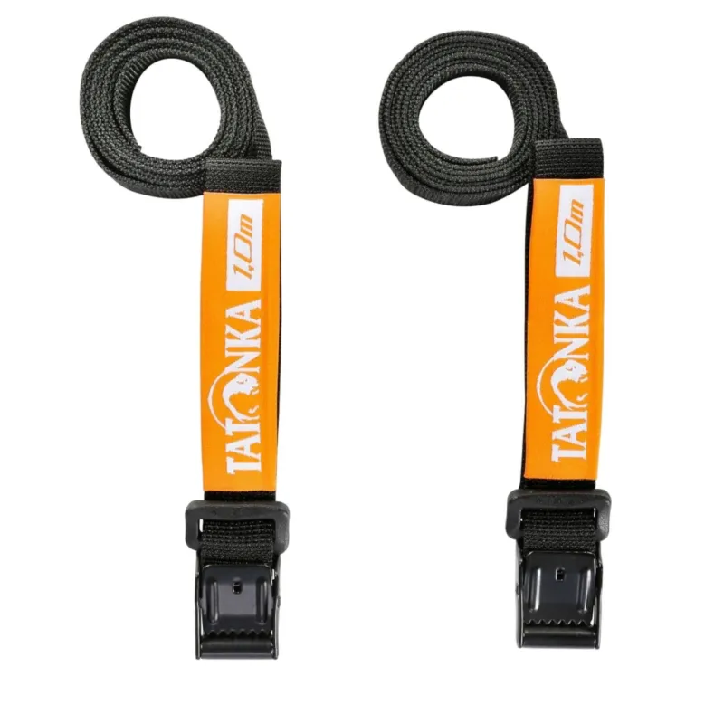 Tatonka Easy Strap 18mm/1,0m, spændestropper, sort, 1 par