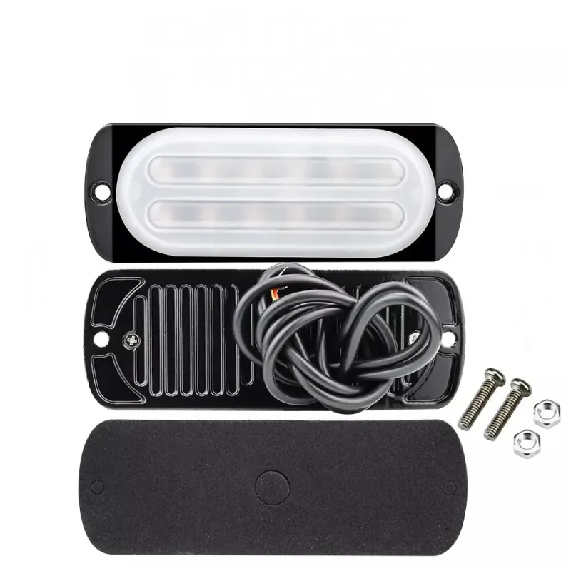 UDSALG - 12 LED NEON Blitzblink / strobe blink 12v / 24v - Dinled - Markeringslys