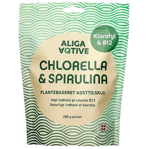 Aliga Aqtive Chlorella & Spirulina Pulver (200 g)