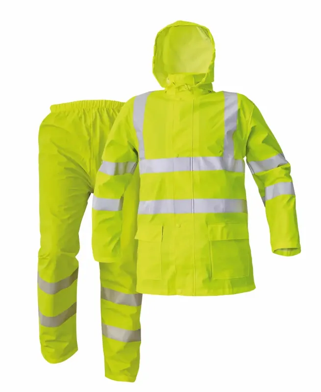 Siret regnsæt - Refleks - hi-viz gul
