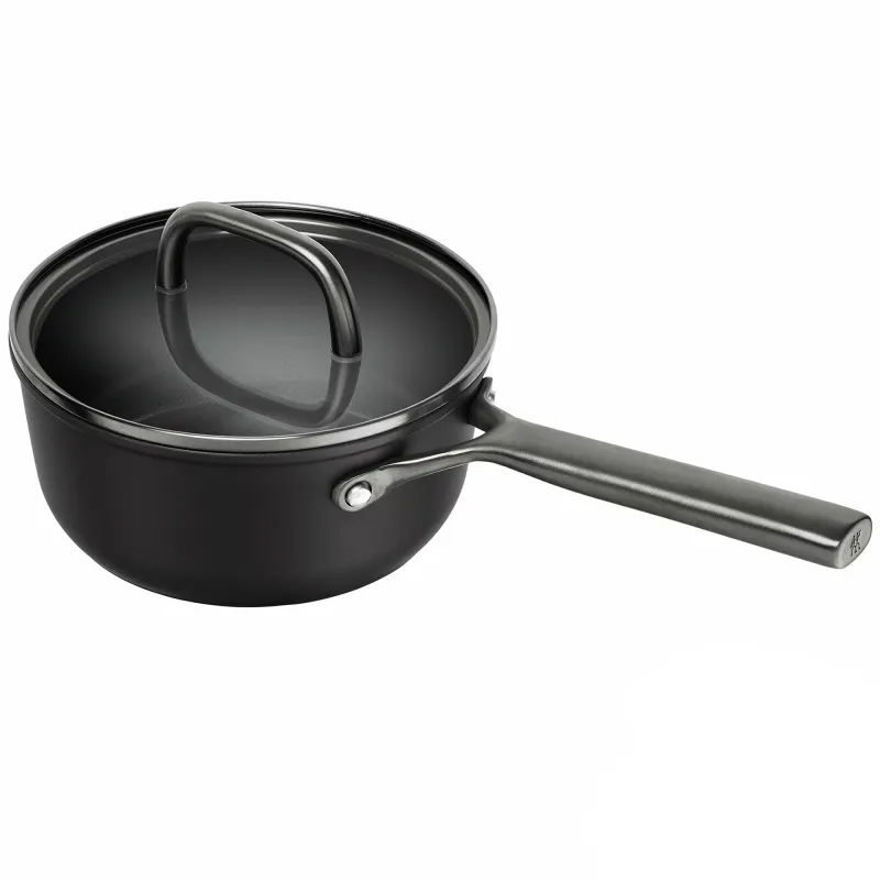 Zwilling Milano kasserolle med glaslåg 18 cm, sort
