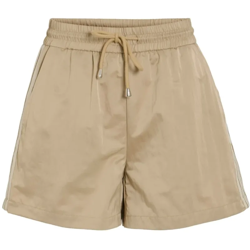 VILA dame shorts VIHABA - Feather Gray Birch track