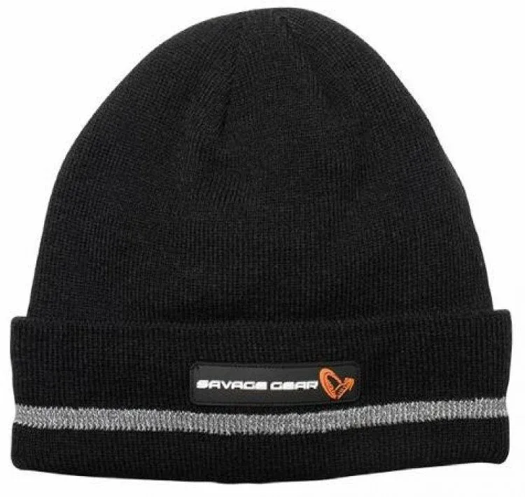 Savage Gear Beanie Reflex Black