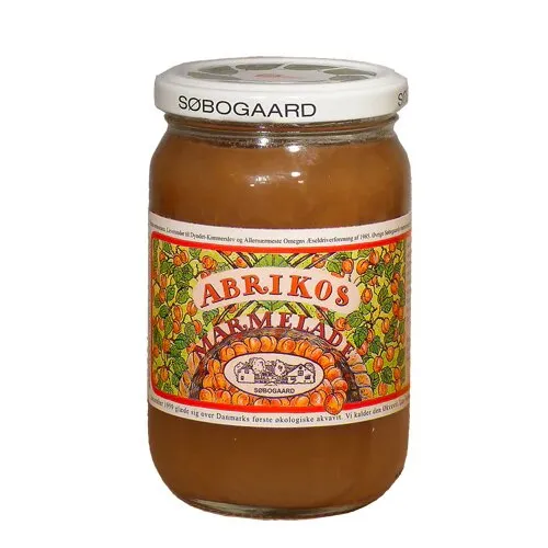 Abrikosmarmelade Øko. - 400 gram