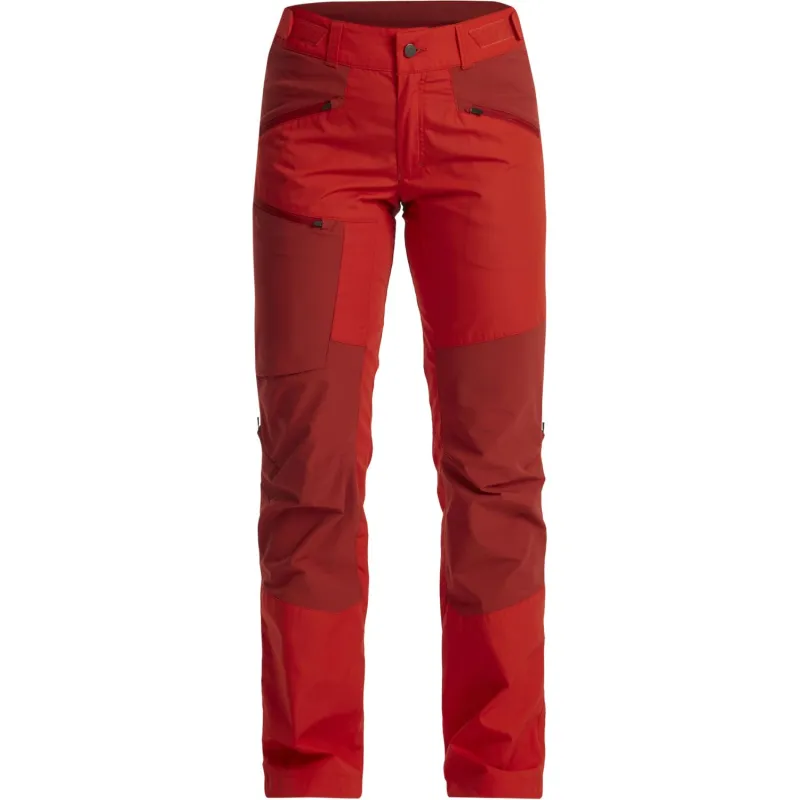 Lundhags Makke Lt Ws Pant, vandrebukser, dame, rød