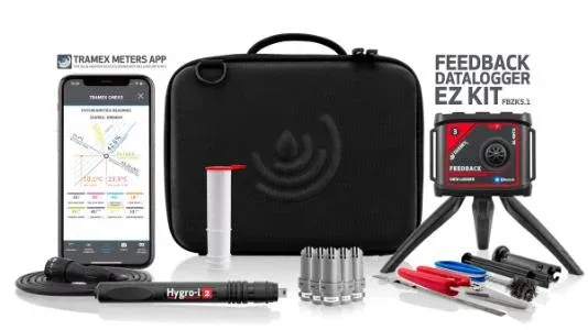 Datalogger sæt, temperatur & fugt + 5 ekstern fugtprobe
