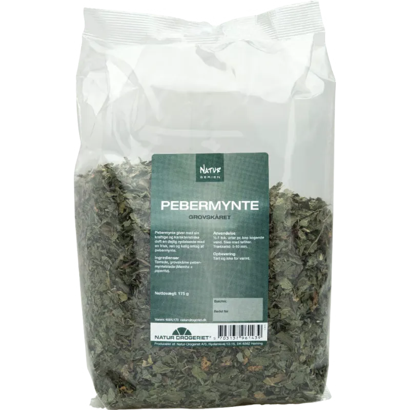 Natur Drogeriet Pebermynte Grov skåret (175 gr)