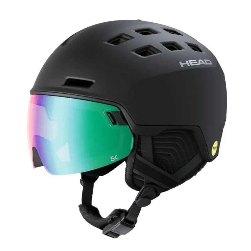 Head Radar 5K Photo MIPS, skihjelm med visir, sort