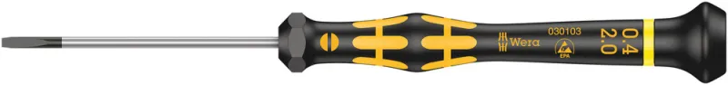 Skruetrækker esd 1578a0,40x2,0